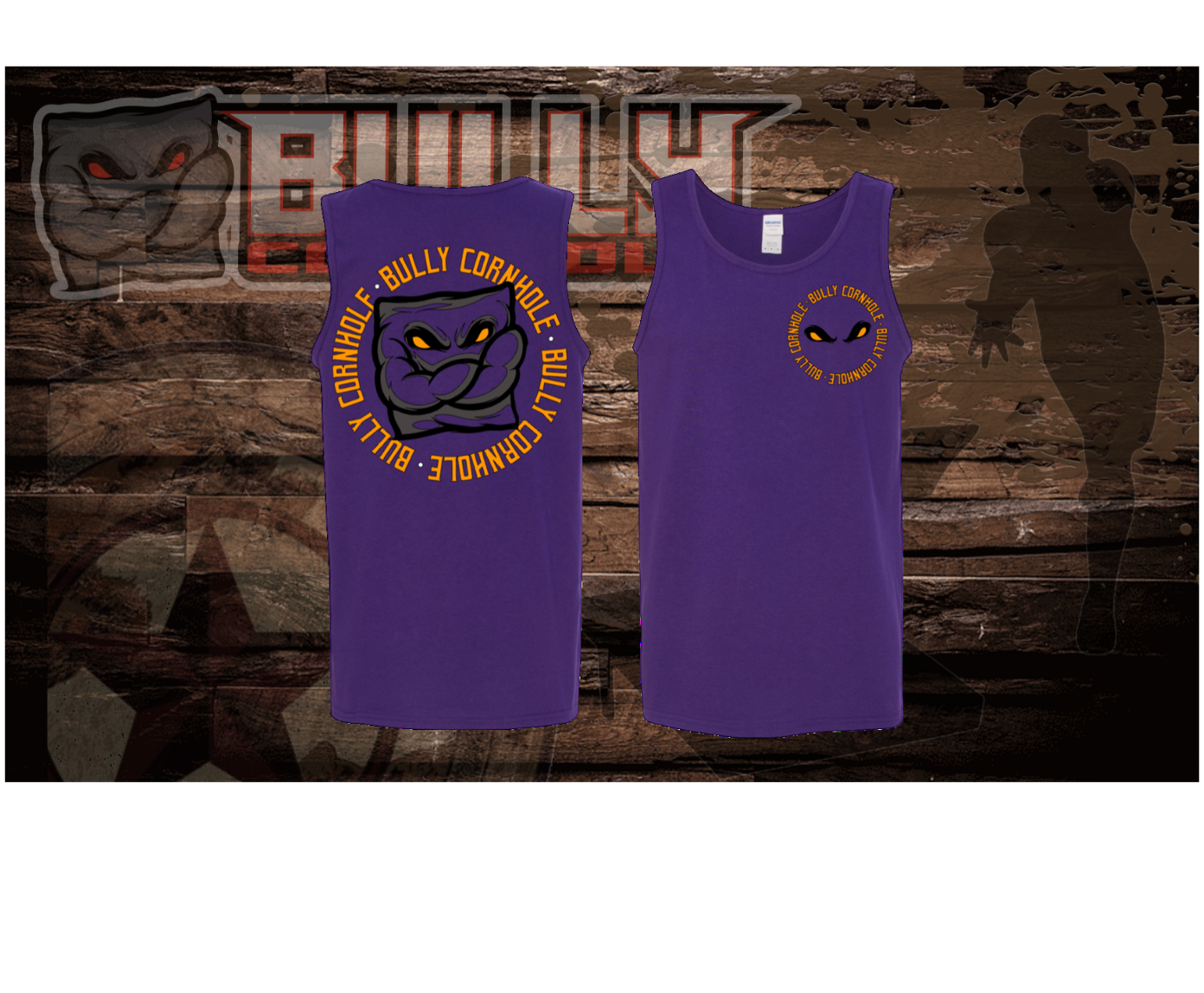 Unisex PURPLE BULLY TANK TOP
