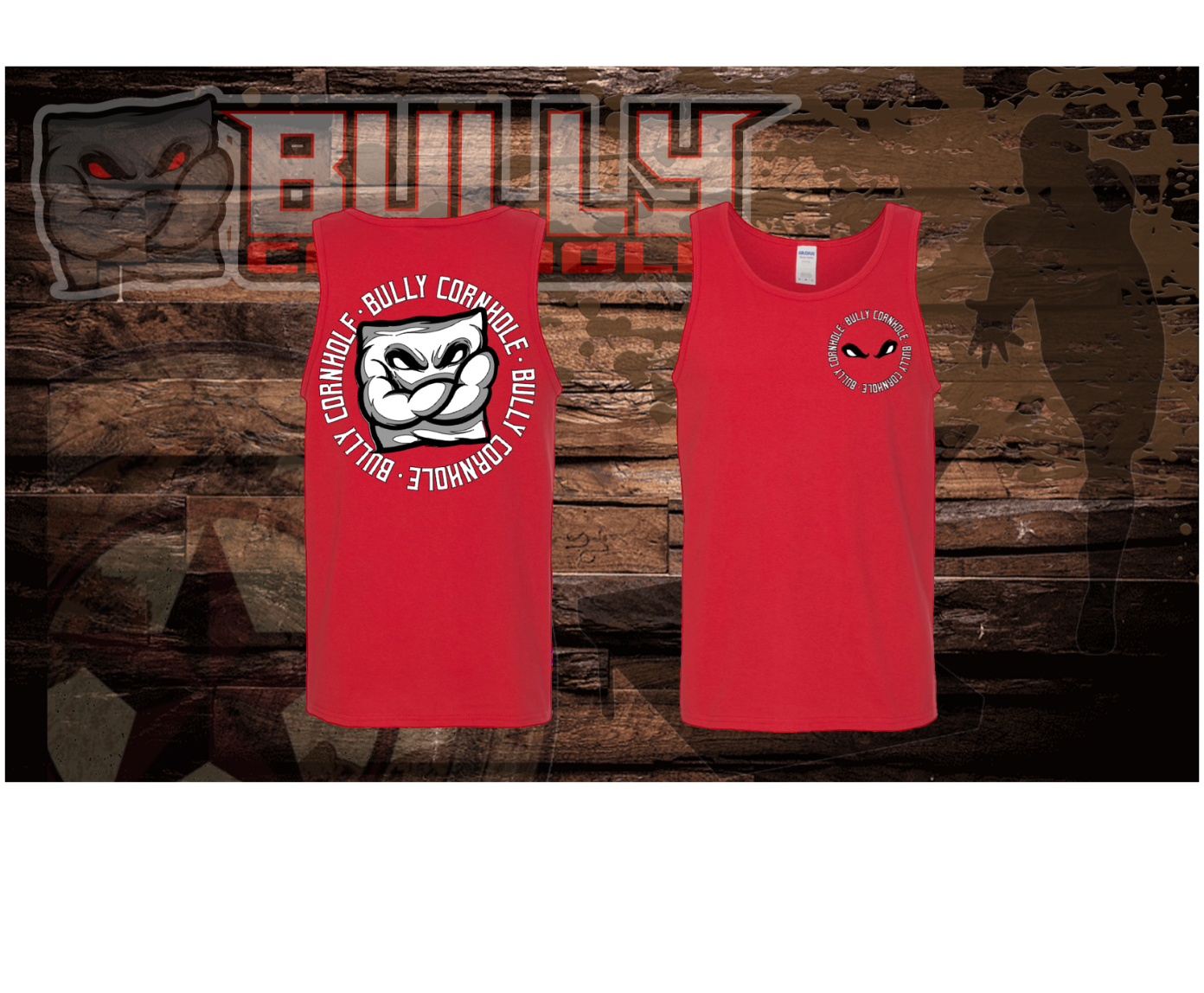 Unisex RED BULLY TANK TOP