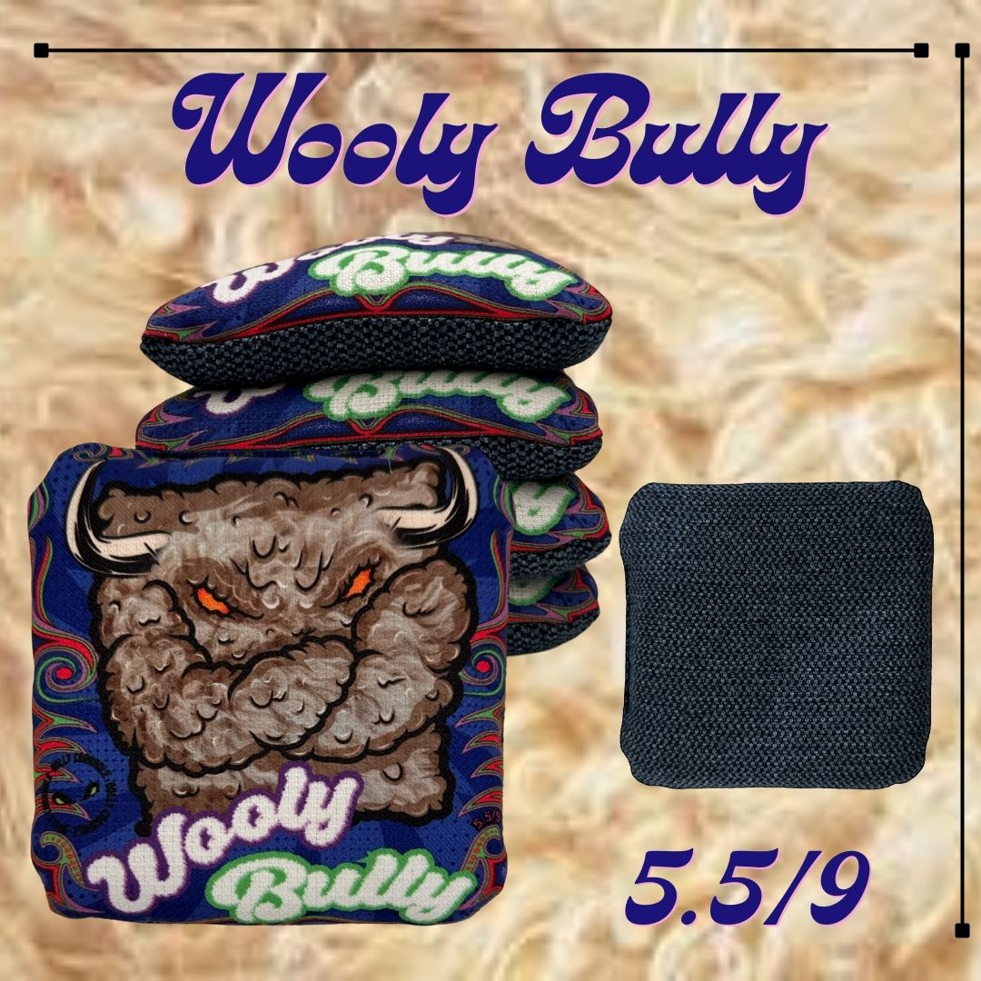 THE WOOLY BULLY BLUE BAG